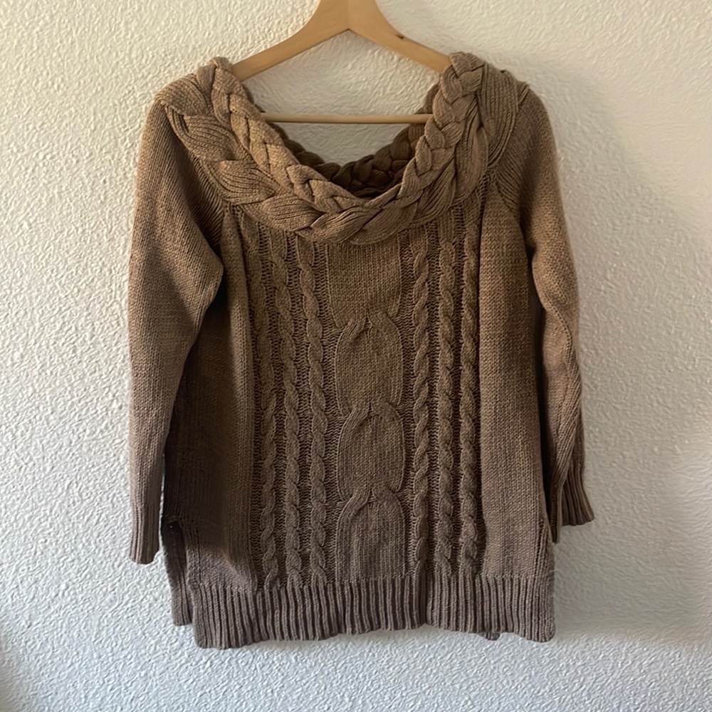 Off the shoulder sweater